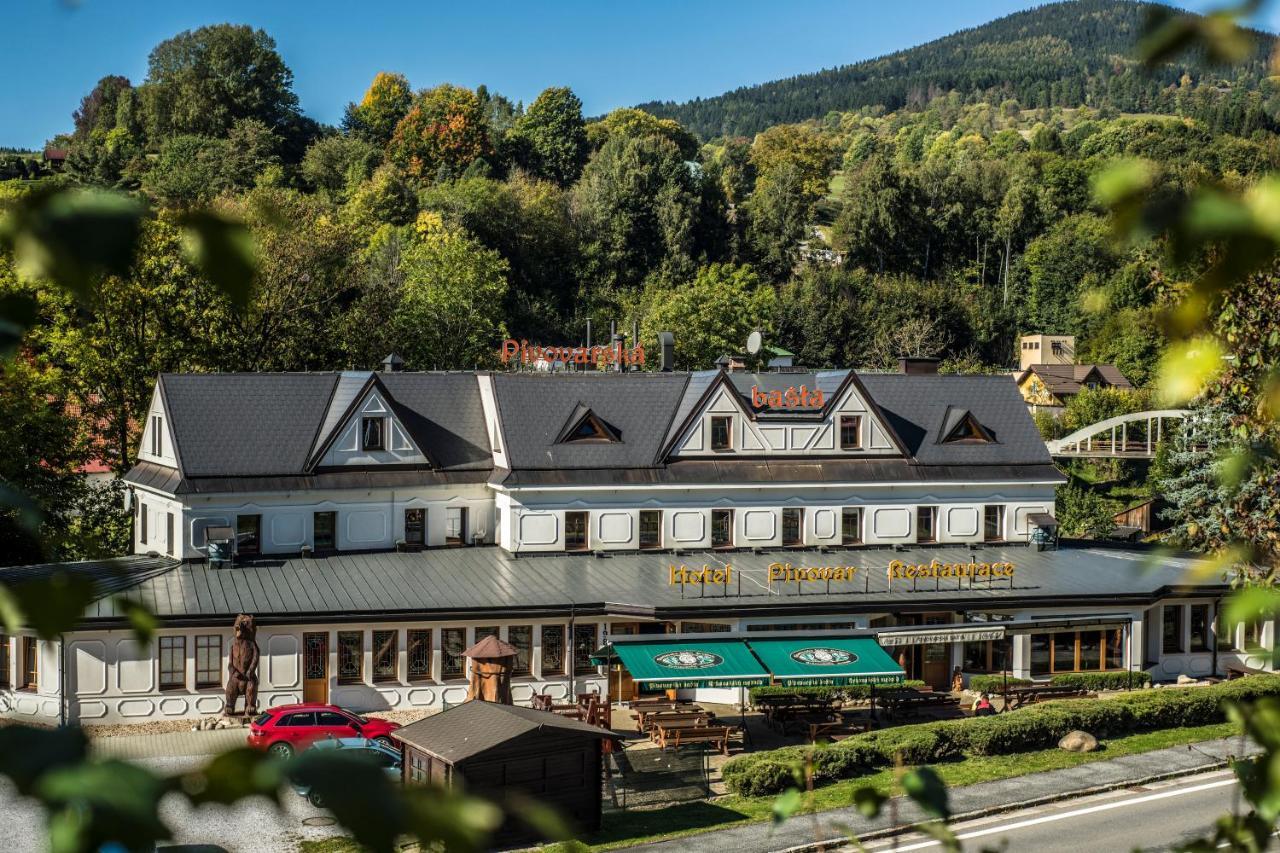 Hotel Pivovarska Basta Vrchlabí Exteriör bild