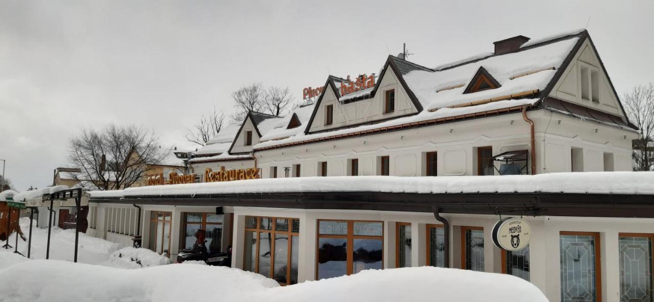 Hotel Pivovarska Basta Vrchlabí Exteriör bild
