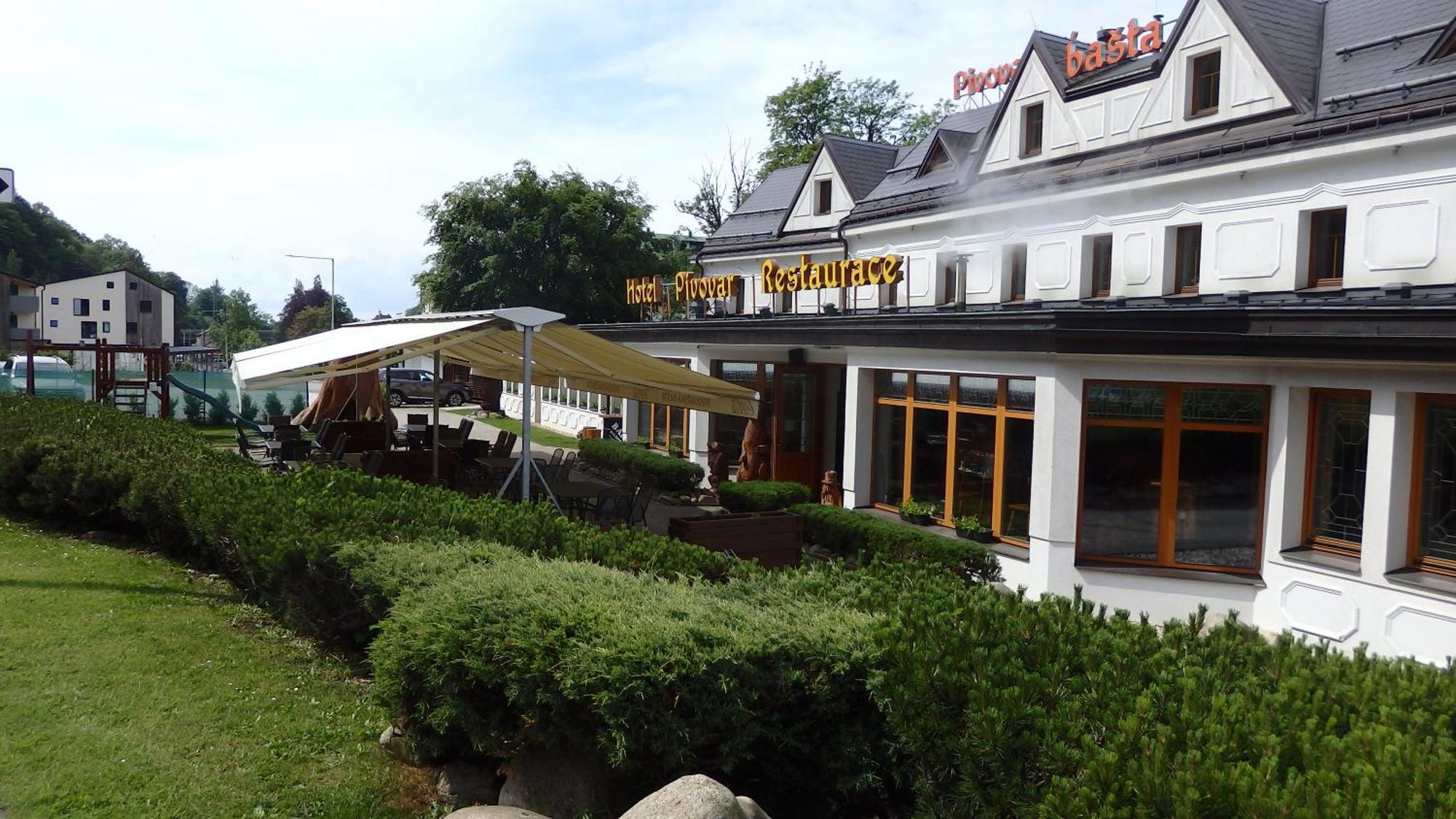 Hotel Pivovarska Basta Vrchlabí Exteriör bild